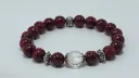 RUBY ROUND BEAD BRACELET