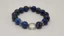 LAPIS LAZULI ROUND BEAD BRACELET