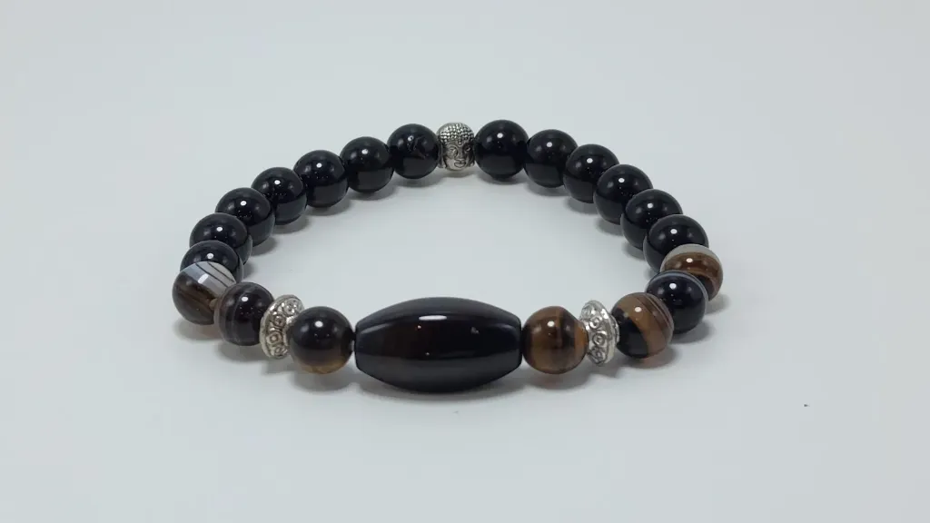 TOURMALINE+ OBSIDIAN+ TIGER'S EYE + SULEMANI HAQIQ