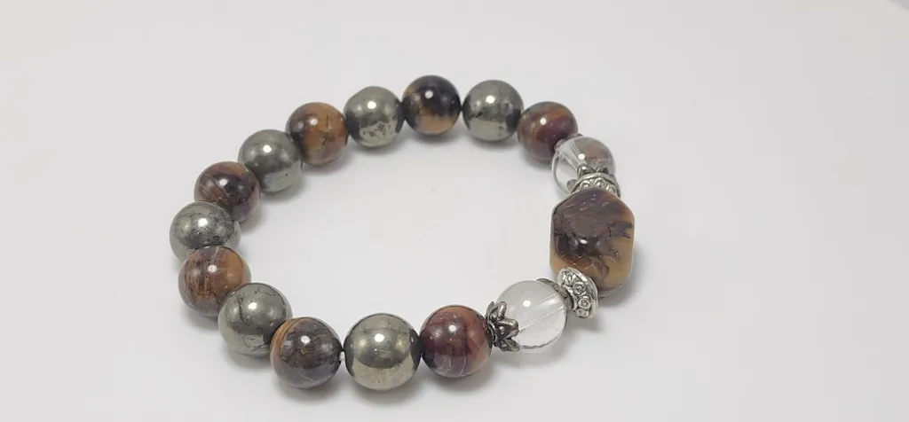 PYRITE + TIGER`S EYE